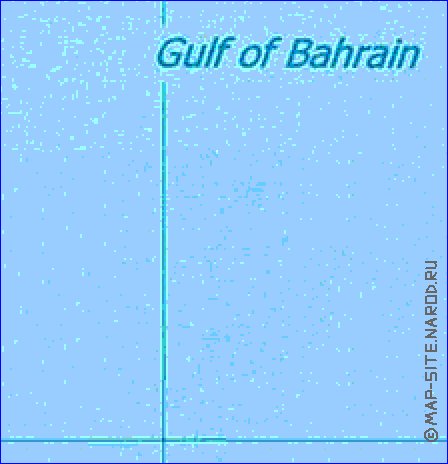 mapa de Bahrein em ingles