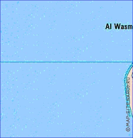 mapa de Bahrein em ingles