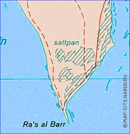 mapa de Bahrein em ingles