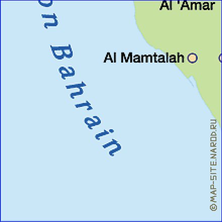 mapa de Bahrein em alemao