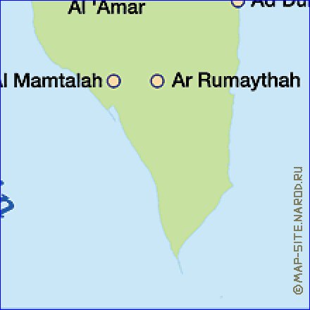 mapa de Bahrein em alemao