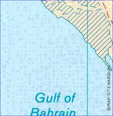 carte de Bahrein