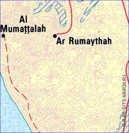 carte de Bahrein