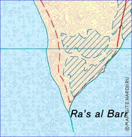 carte de Bahrein