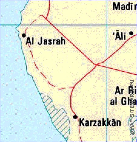 carte de Bahrein