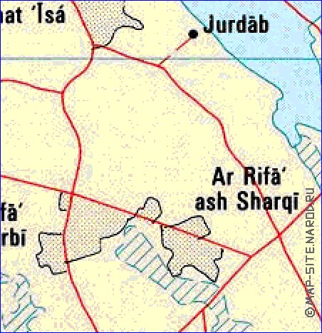 carte de Bahrein