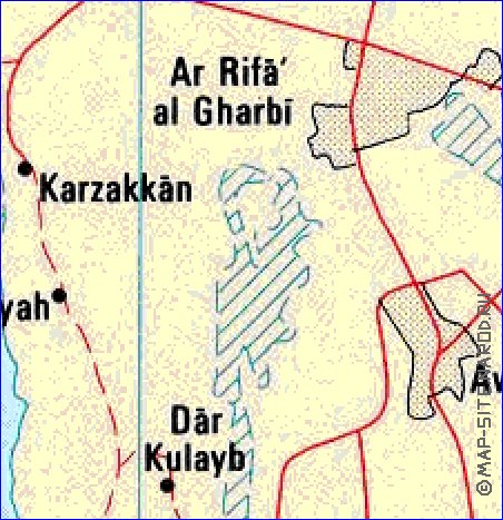 carte de Bahrein