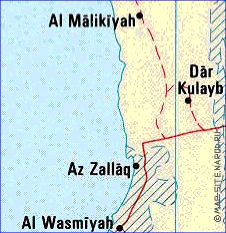 carte de Bahrein