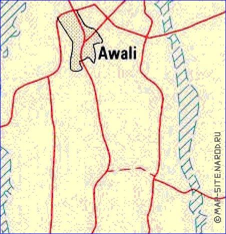 carte de Bahrein