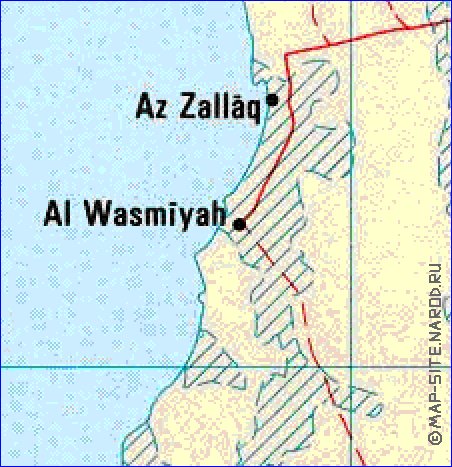 carte de Bahrein