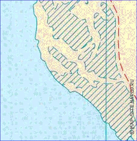 carte de Bahrein