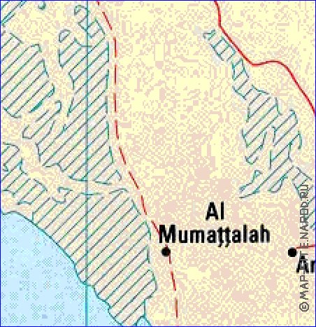 carte de Bahrein