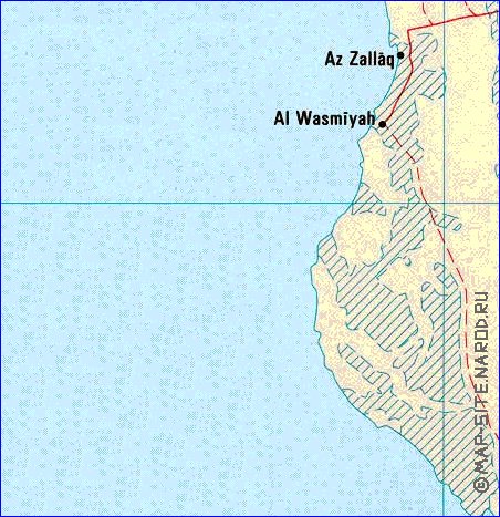 carte de Bahrein