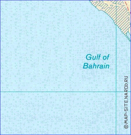 carte de Bahrein