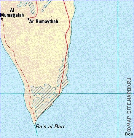 carte de Bahrein