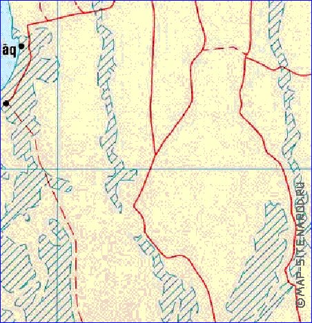 carte de Bahrein