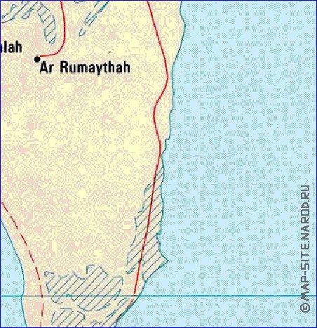 carte de Bahrein