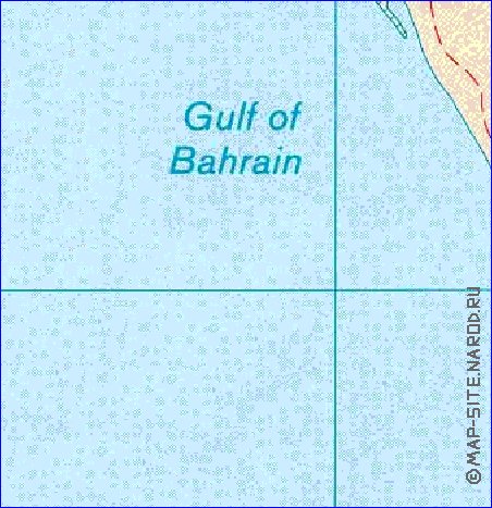 carte de Bahrein