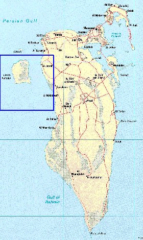 carte de Bahrein