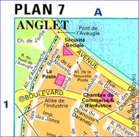 carte de Bayonne