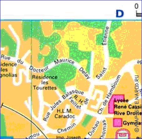 carte de Bayonne