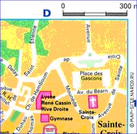 carte de Bayonne