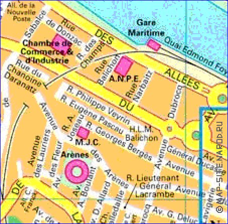 carte de Bayonne