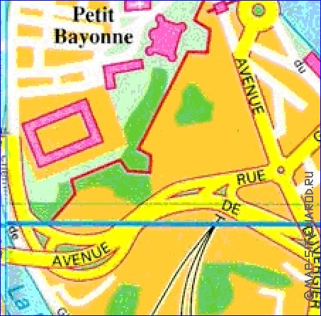 carte de Bayonne