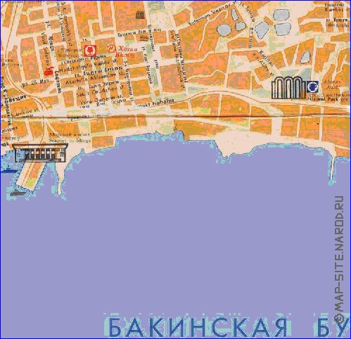 carte de Bakou