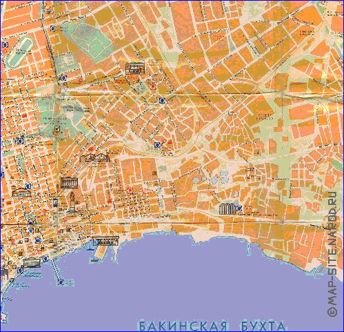 carte de Bakou