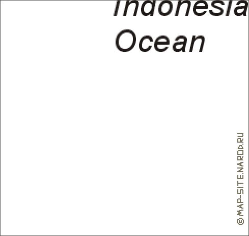 carte de Bali en anglais
