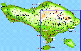 Fisica mapa de Bali