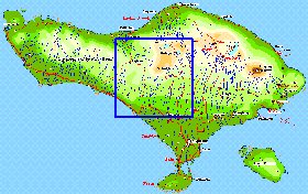 Fisica mapa de Bali