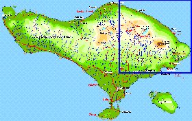 Fisica mapa de Bali