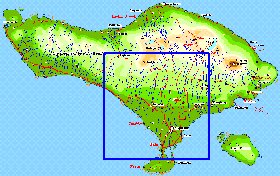 Fisica mapa de Bali