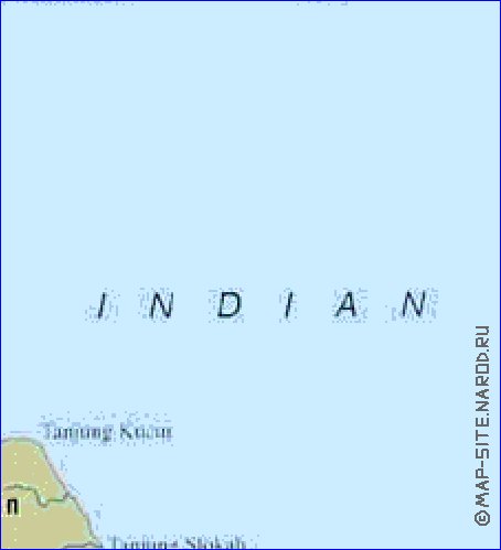 mapa de Bali