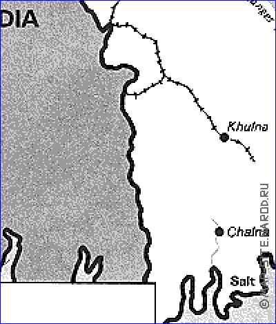 Economico mapa de Bangladesh