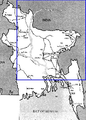 Economico mapa de Bangladesh