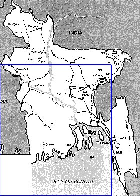 Economico mapa de Bangladesh