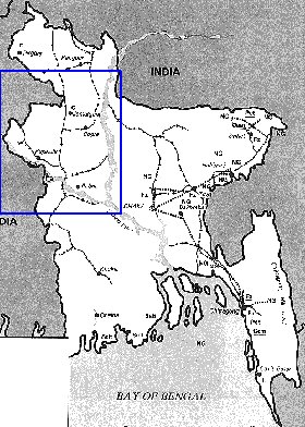 Economique carte de Bangladesh