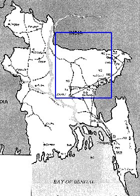 Economico mapa de Bangladesh