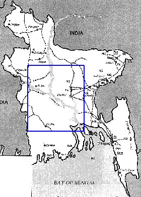 Economico mapa de Bangladesh