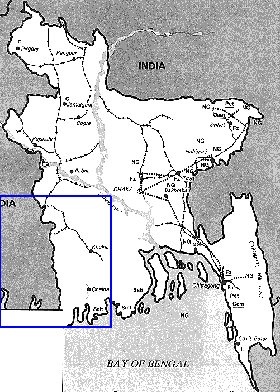 Economico mapa de Bangladesh