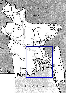 Economico mapa de Bangladesh