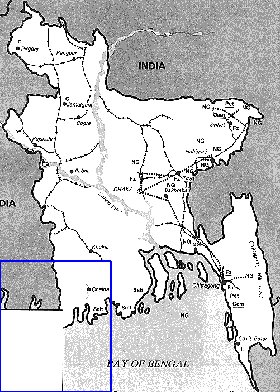 Economique carte de Bangladesh