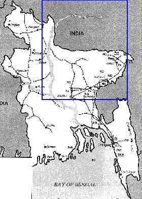 Economico mapa de Bangladesh