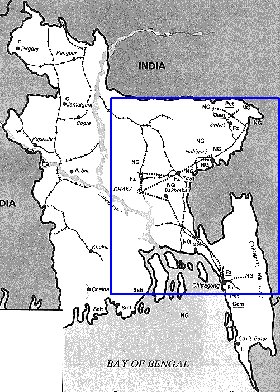 Economico mapa de Bangladesh