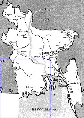 Economique carte de Bangladesh