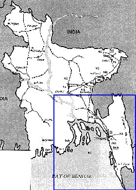 Economique carte de Bangladesh