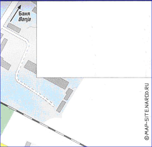 mapa de Bansko em ingles